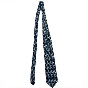 Stylish Black and Blue Men's Tie